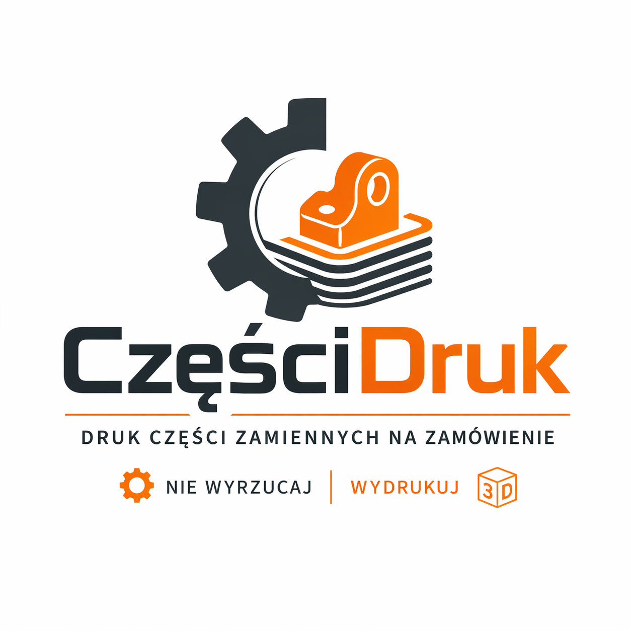 Logo firmy CzęściDruk – druk 3D części zamiennych
